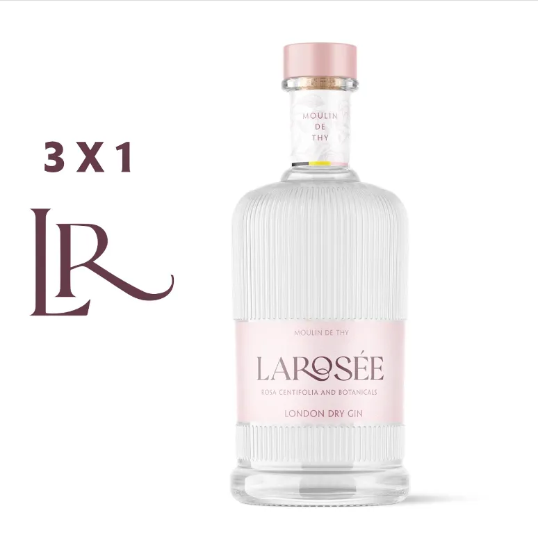 3 flessen Larosée® gin -Collectie GALLICA 2025-27